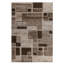 Tapis géométrique brun 5 pi x 8 pi-111735050