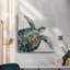 Toile tendue avec motif de tortue de mer neutre I-Premium Gallery - prête à être accrochée