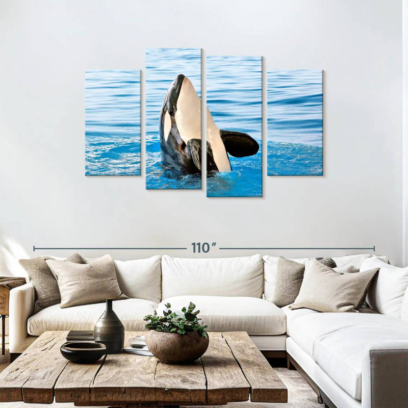 Brampt Orca Sighting, 48"H x 75"W