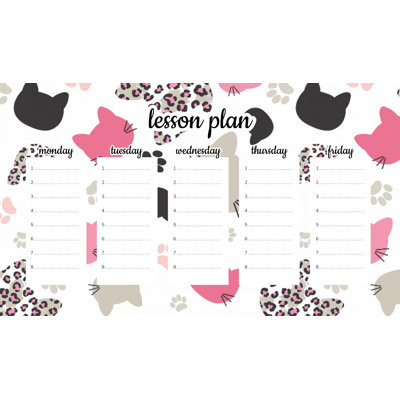 Magnetic Lesson Plan Kitty Faces