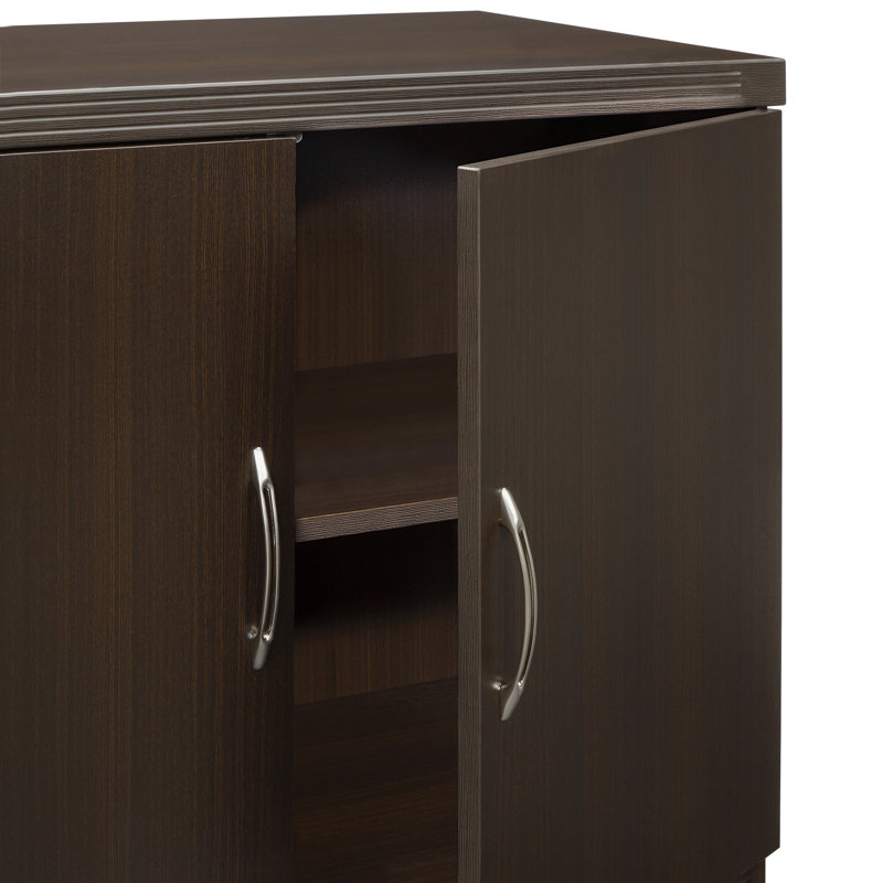 Armoires de rangement 2 portes Aberdeen, Moka