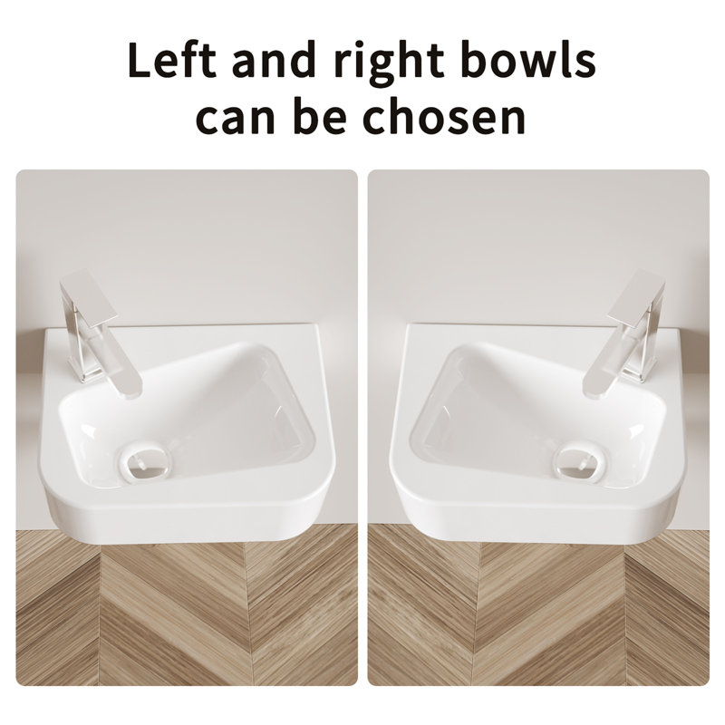 Lavabo de salle de bain flottant