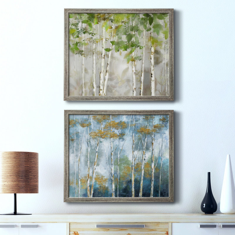 Evergreen " Evergreen Forest " 2 Piece Art Color Photography Print