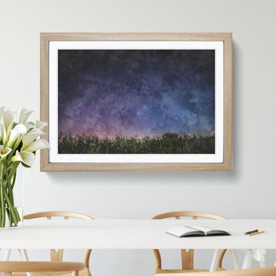 Grassfield in Romania - Picture Frame Painting