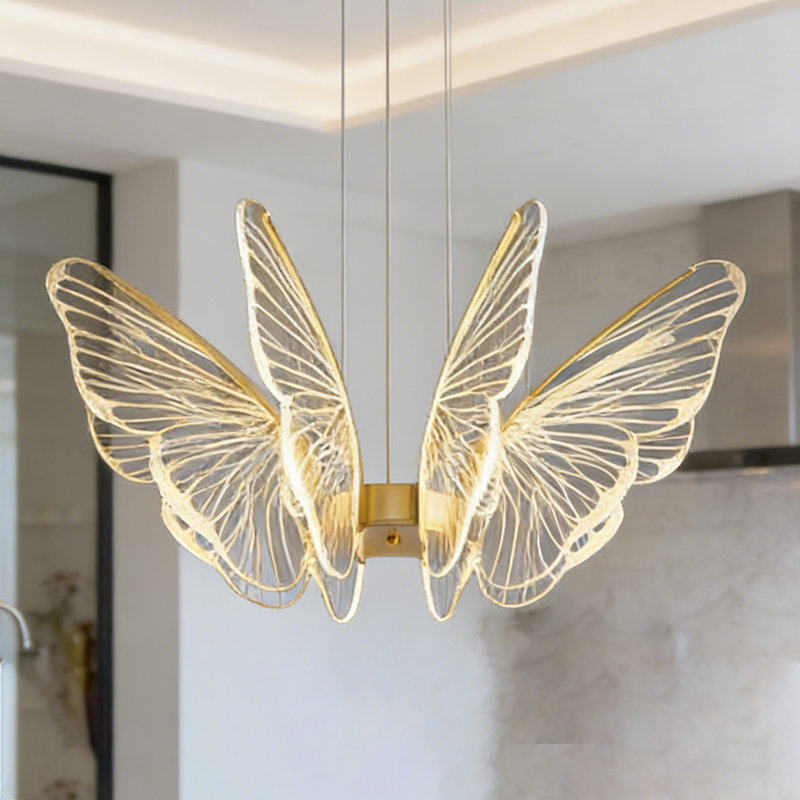 Modern Butterfly Chandelier With Led Light