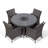 Karcher 4 Seater Dining Set with Cushions and Parasol-39926009