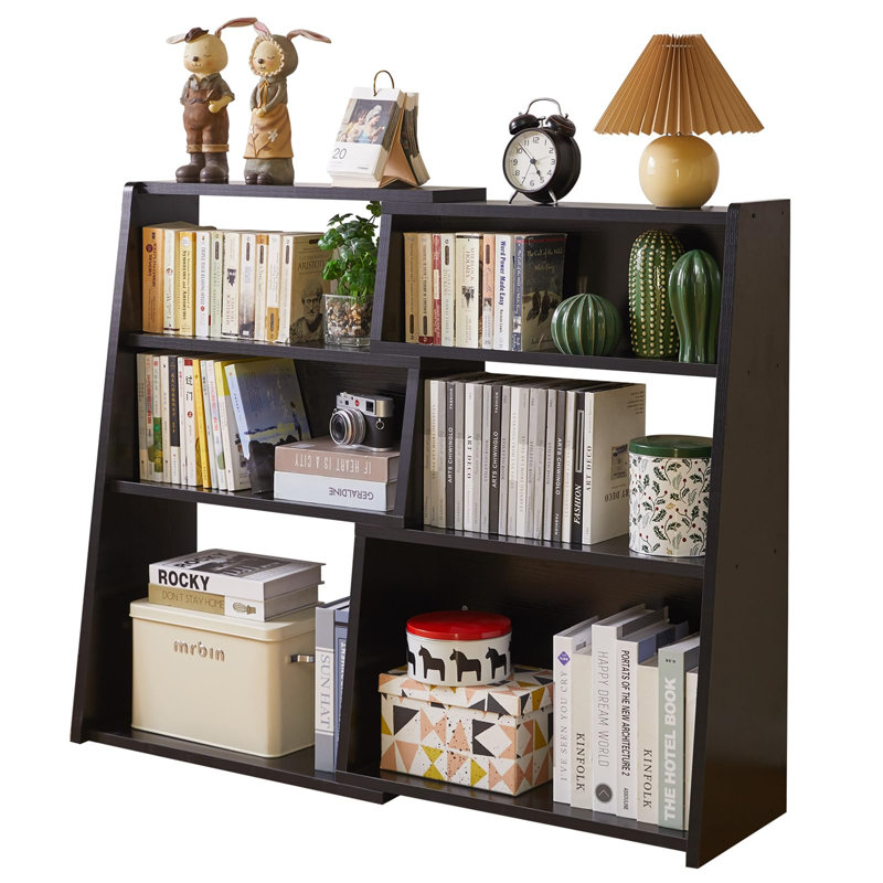 90cm H x 61.5cm W Standard Bookcase, Black