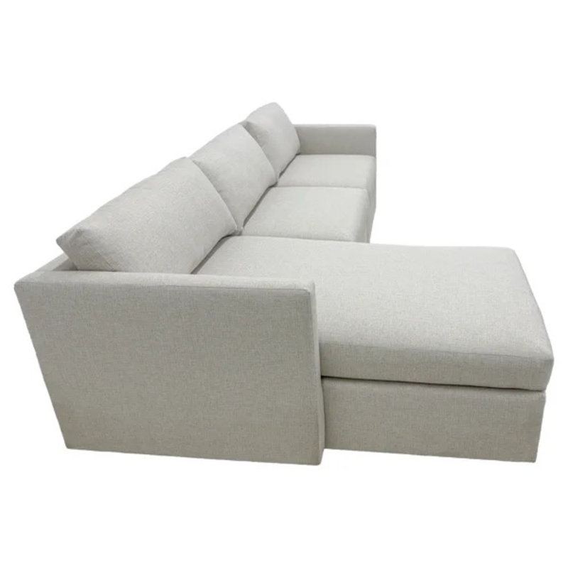 Canapé d'angle moderne sans pouf - Truffe, 3870 Basil