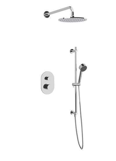 Opera Complete Shower System, Chrome