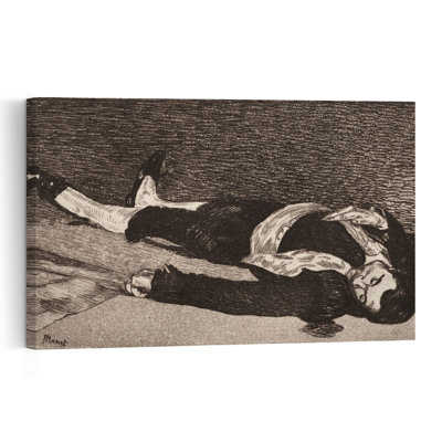 The Dead Toreador Impressionist Abstract Contemporary Wall Art Print