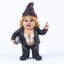  Woman Biker Gnome with Helmet Statue