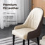 Chaises de salle à manger, fauteuils à dossier haut Modern-114192984-114192985