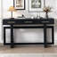 Console élégante avec trois tiroirs, table d'entrée très longue pour un placement polyvalent dans n'importe quelle pièce de votre maison-152240628-152240616