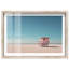 Décoration de bord de mer rose, impression encadrée, impression acrylique encadrée par Notoriart, cadre blanc, 45 x 30-1085524417-1085524473