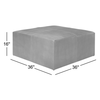 Upholstered Top Grain Leather Standard
