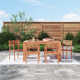 Auburn 60'' Rectangular 6 - Person Outdoor Dining Set