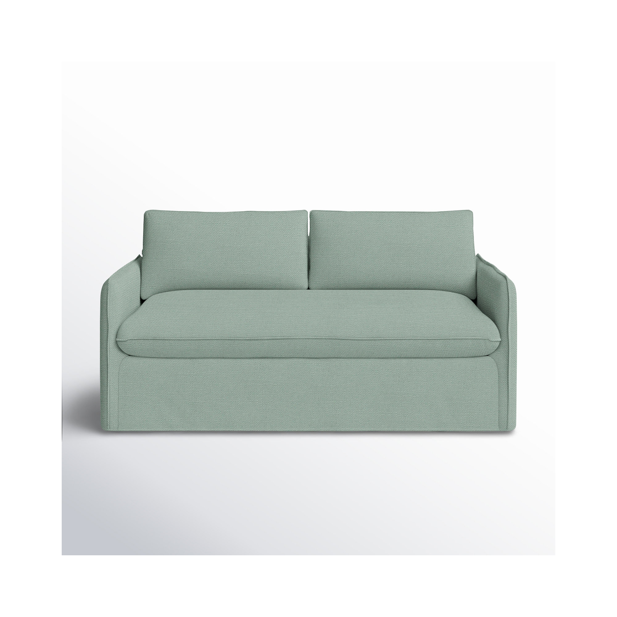 Bellatrix 72'' Upholstered Loveseat, Bayou Spray Canvas