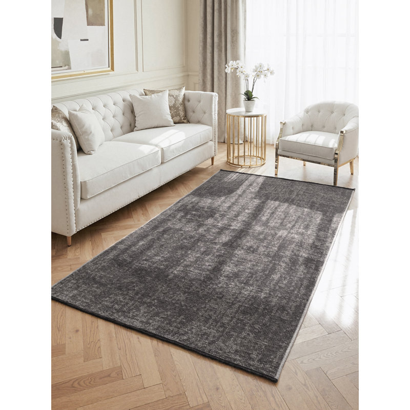 Geometric Cotton Area Rug, Rectangle 200 x 290 cm