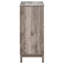Armoire à vin en bois d'acacia patiné avec 2 portes