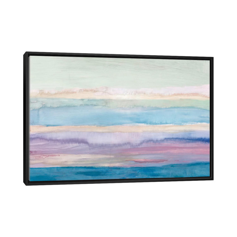 « plongée », reproduction sur toile, H 18 po x l 26 po x P 1,5 po, Toile avec cadre noir, Pas de tapis