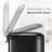 Metal Step On Kitchen Trash Can - 13.2 Gallons