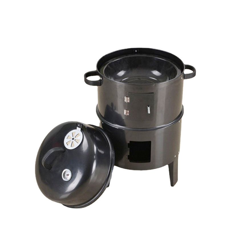Barbecue Oven - Tender And Delicious Bbq Every Time 15.45 In. Square Outdoor Grill Perfect For Entertaining