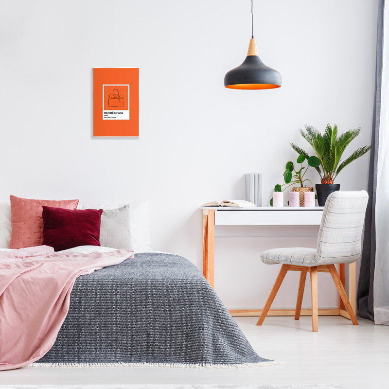«Orange Fashion Hue» par Martina Pavlova, H 19 po x l 13 po