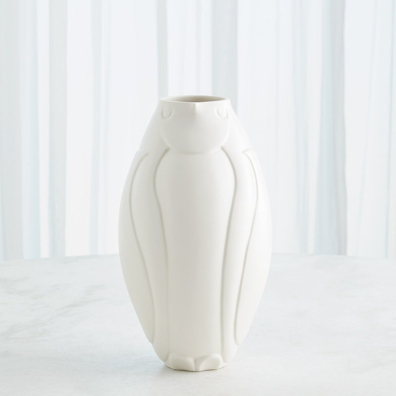 Ceramic / Porcelain Table Vase, Overall Height-  14"
