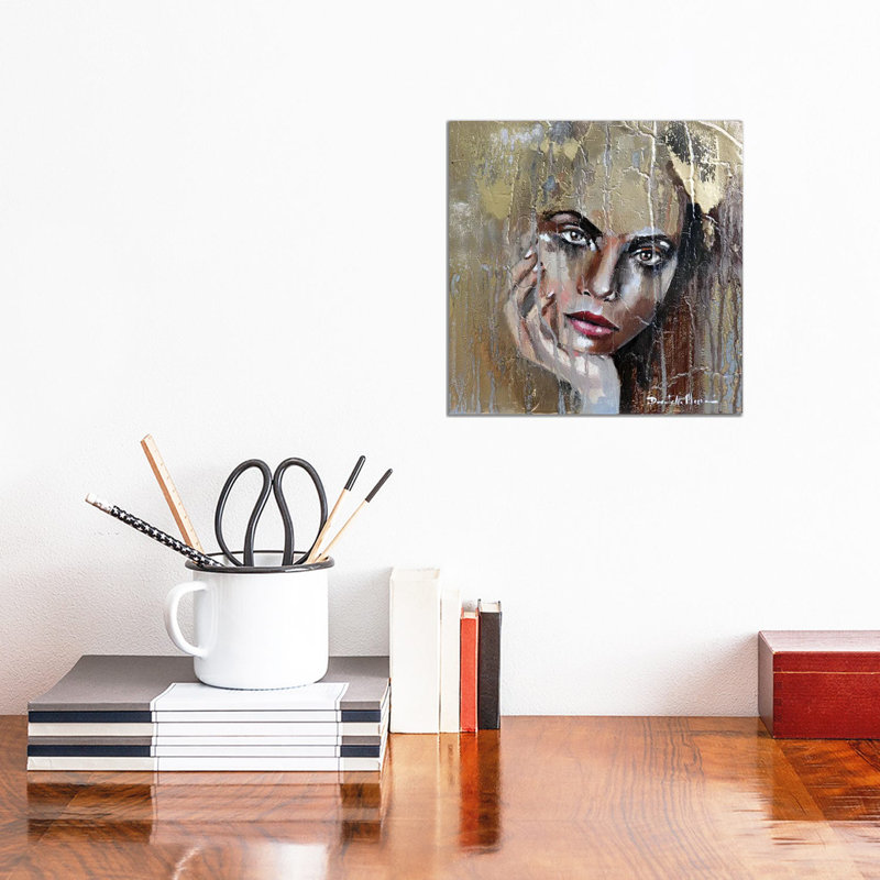I Feel Gold by Donatella Marraoni - Wrapped Canvas Print, 30.48 cm H x 30.48 cm W