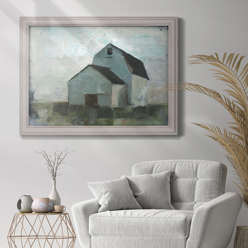 «Trimont Barn At Sunset I», peinture sur toile encadrée, H 21 po x l 25 po x P 2,5 po