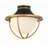 Atlas 13.5'' W 2 - Bulb Outdoor Semi Flush Mount