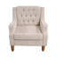 Fauteuil d'appoint, fauteuil de salon, ensemble de repose-pieds avec clous en laiton rétro, fauteuil capitonné capitonné-1678335994