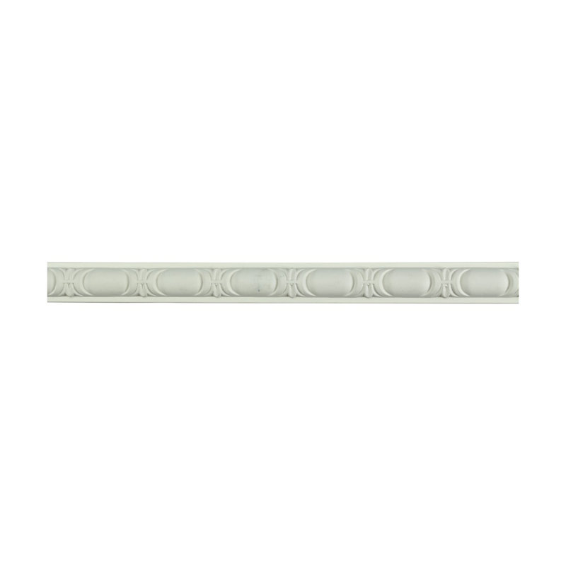 White Ornate Urethane Crown Moulding 95"