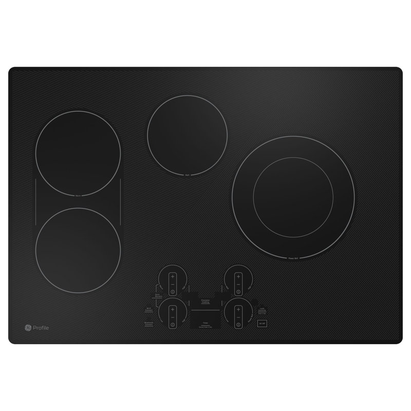 30" Black Electric Induction Cooktop with Touch Control