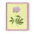 Cadre photo rose simple