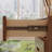 Solid Wood Hidden Chair Makeup Vanity, 3-in-1 Flip-Top Mirror with LED Lights & Power Outlet, No Assembly Required-206250467-234762635