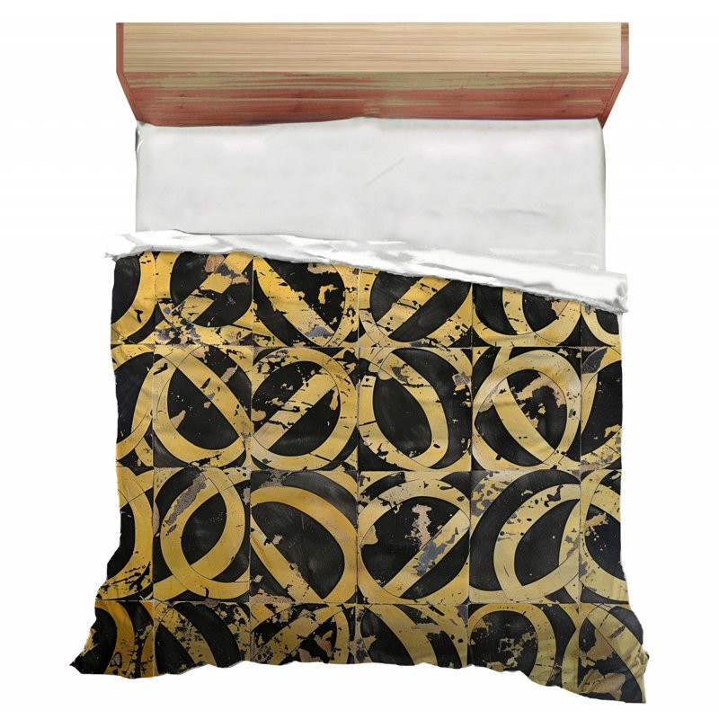 Trendy Floral Plush Microfiber / Polyester Comforter, Queen Comforter