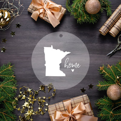 0.1'' Acrylic Holiday Shaped Ornament