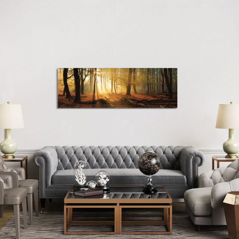 Speulderbos Panorama by Martin Podt - Wrapped Canvas Panoramic Painting, 152.4 cm H x 50.8 cm W x 1.91 cm D