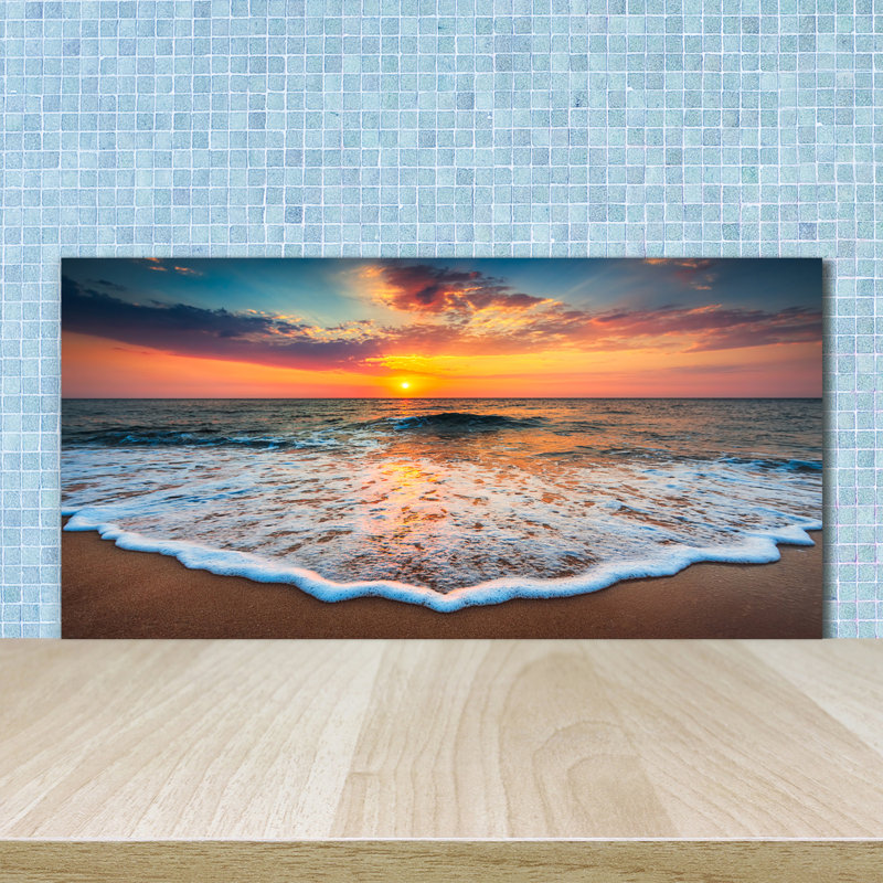 50cm W x 100cm L Glass Peel and Stick Panel