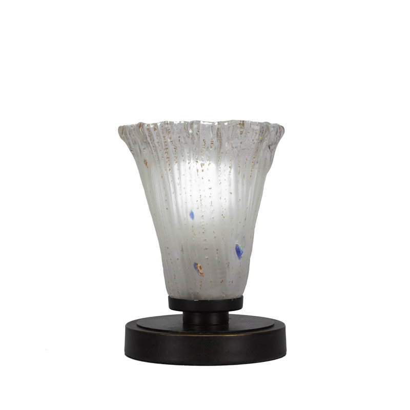 Aneka Accent Lamp Shown With Glass, Frosted