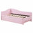 Twin Size Upholstered L-Shaped Upholstered Daybed with Pop Up Trundle-190051927
