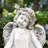 21"H MGO Angel Garden Statue with Birdfeeder