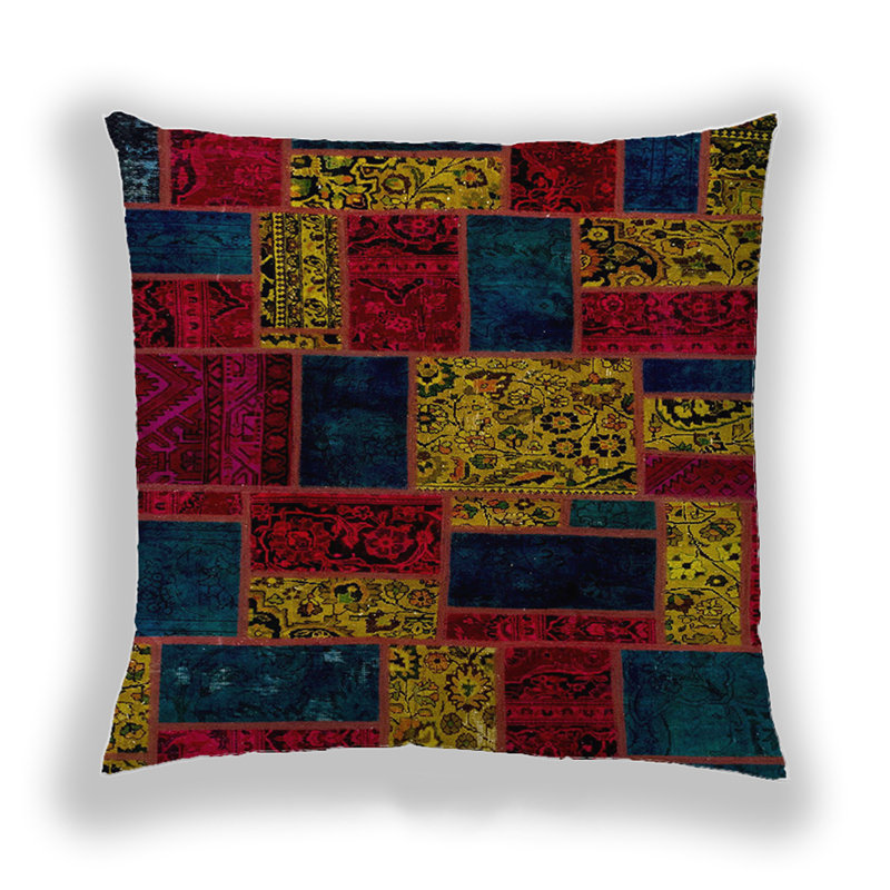 Coussin Abstract, Microsuède