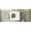 Ensemble de meuble-lavabo mural 24 po pour petit espace, armoire de salle de bain avec lavabo en céramique, 2 tiroirs et 1 porte à fermeture en douceur