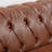 PU Rolled Arm Chesterfield Three Seater Sofa.-114427252