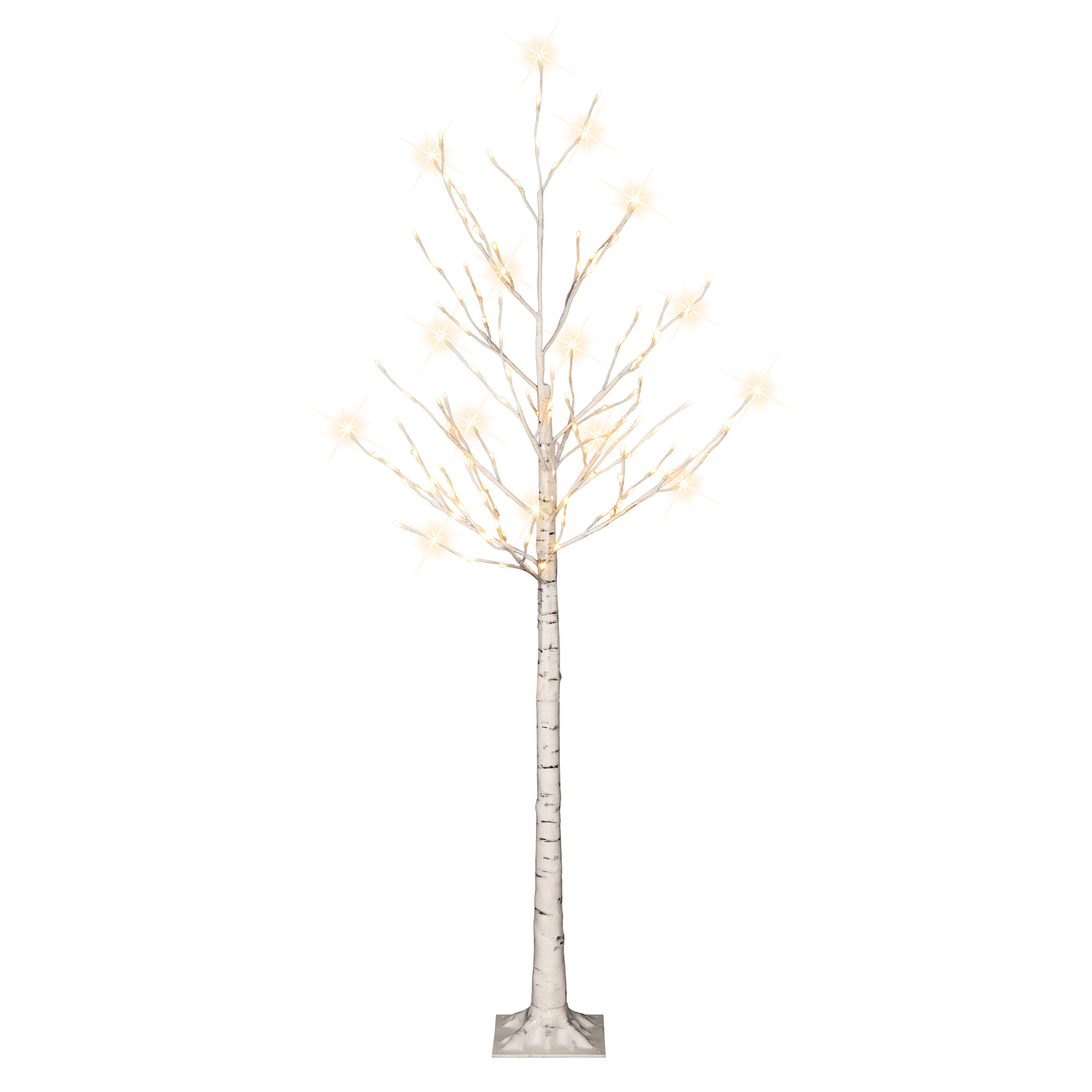 Gibelly Lighted Artificial Christmas Tree, 6'