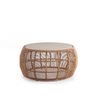 Calixto Outdoor Round Coffee Table