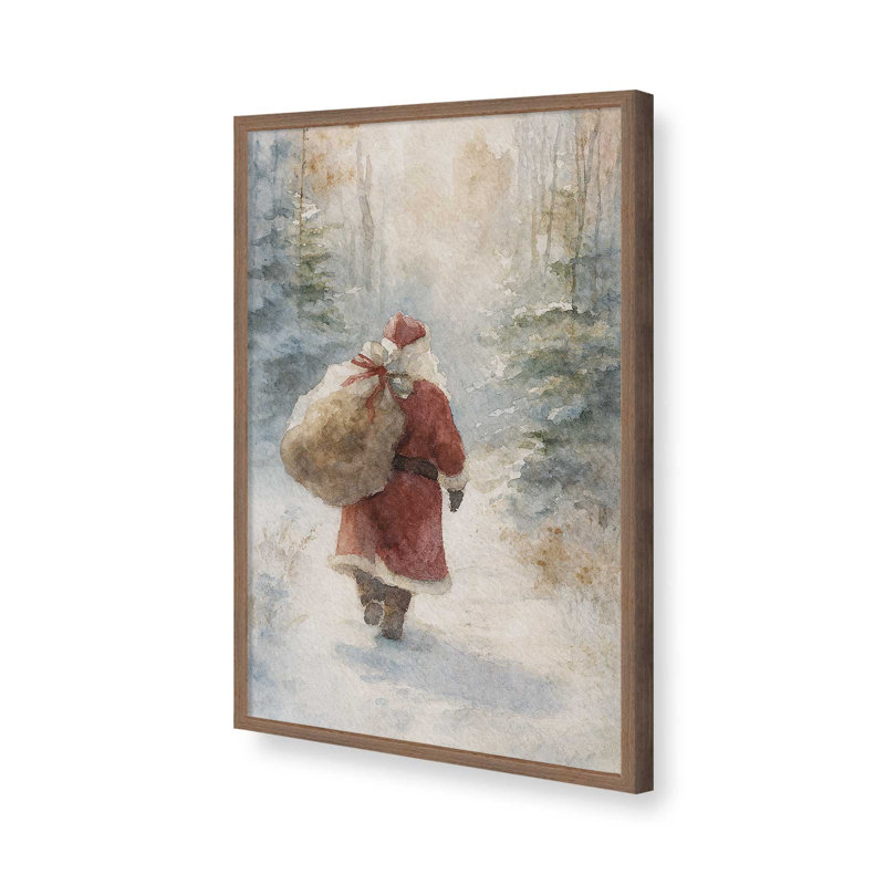 «Winter’s Journey», reproduction d'art, 24 po x 36 po, Noyer