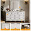 Commode 7 tiroirs avec miroir